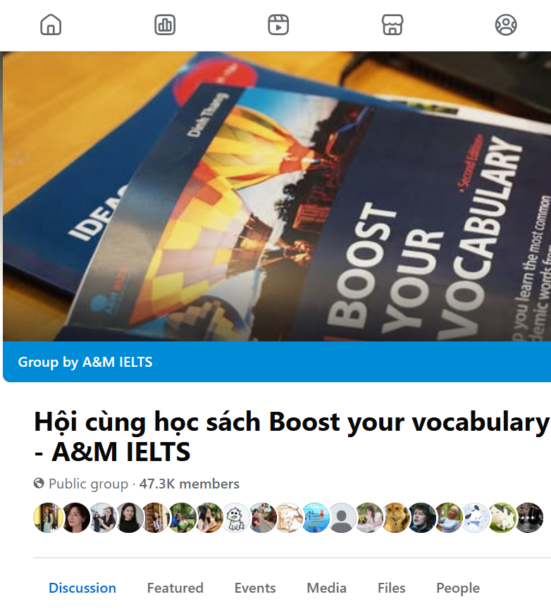 Cộng đồng học sách Boost Your Vocabulary